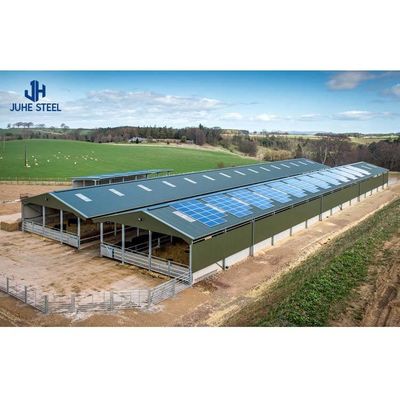 Structure préfabriquée en acier, écurie de bétail, hauteur de 2 à 10 mètres