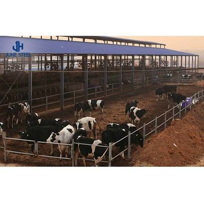 2 à 10 mètres de hauteur Structure en acier Entrepôt Fermes d'acier