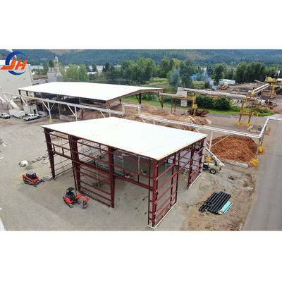 Structure en acier à haute résistance au feu Hangares Atelier de construction préfabriqué Salle de cadre École pour l'agriculture Entrepôt