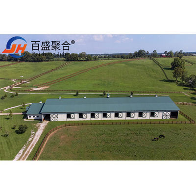 Steel Structural Fabrication Construction Poultry House Shed avec fenêtre en alliage d'aluminium