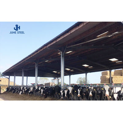 Steel Structural Fabrication Construction Poultry House Shed avec fenêtre en alliage d'aluminium