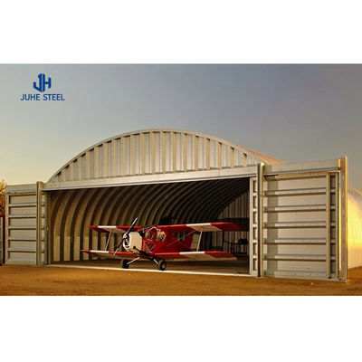Q235B/Q345B Low Carbon Steel Hangar Shop Frame Design pour la construction de bâtiments en acier