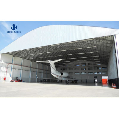 Q235B/Q345B Low Carbon Steel Hangar Shop Frame Design pour la construction de bâtiments en acier