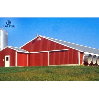 Étagères métalliques en acier Étagères pour vaches et porcs Étagères préfabriquées Étagères pour volailles Construction de portes à rouleaux