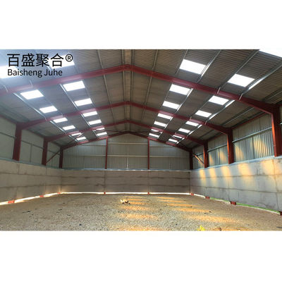 Toiture en tôle d'acier préfabriquée Maison de ferme Maison en acier avec service de pliage