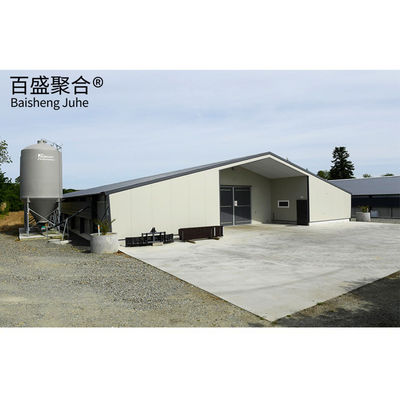 Structure en acier préfabriquée pour la maison de volaille