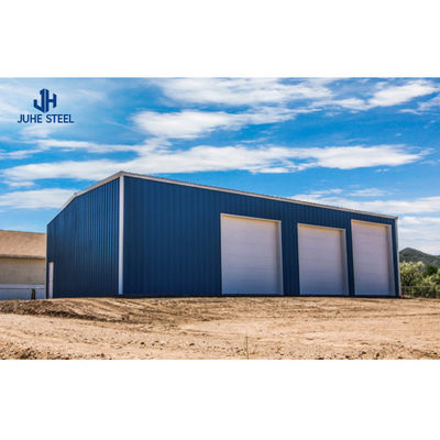 Q235B/Q345B Bâtiment de garage métallique en acier à faible teneur en carbone avec structure préfabriquée