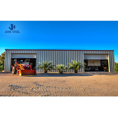 Q235B/Q345B Bâtiment de garage métallique en acier à faible teneur en carbone avec structure préfabriquée