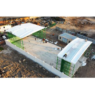Matériau d'acier Carport rétractable Garage pliable Tente de tolérance pour caravane et carport