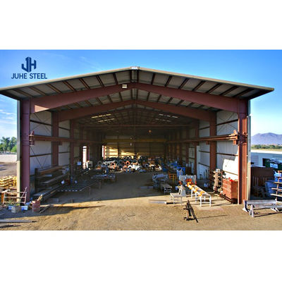Acier à faible teneur en carbone facile à assembler Carports métalliques Shed Design de toit Structural Steel Garage de voiture