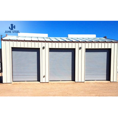 Acier à faible teneur en carbone facile à assembler Carports métalliques Shed Design de toit Structural Steel Garage de voiture