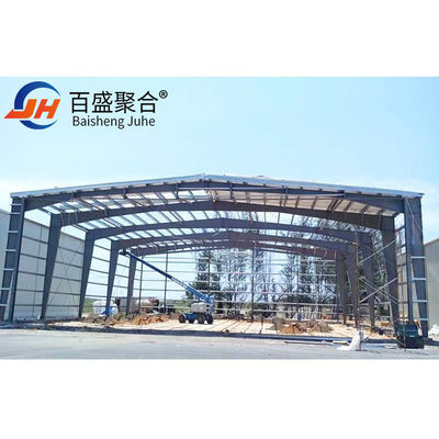 Structure en acier léger préfabriquée à grande portée, toit de hangar d'avion avec norme AiSi