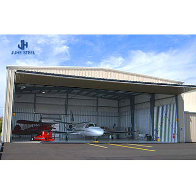 Structure en acier léger préfabriquée à grande portée, toit de hangar d'avion avec norme AiSi