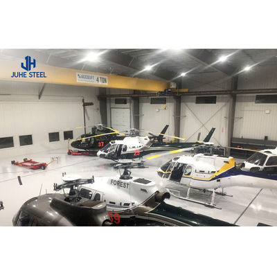 Structure en acier léger préfabriquée à grande portée, toit de hangar d'avion avec norme AiSi