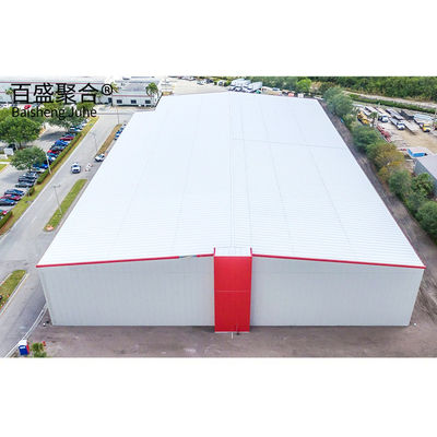 Construction d'entrepôts avec cadre en acier certifié ISO9001 2008/CE/BV Structure préfabriquée