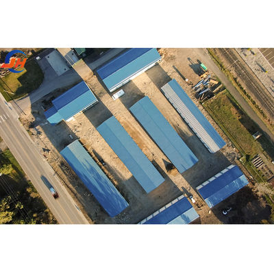 Atelier préfabriqué à grande portée standard AiSi pour bâtiment de grenier en métal