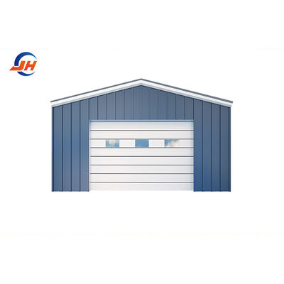 Section principale de la structure Coulmn atelier de cadre en acier pour garage vert en préfabriqué