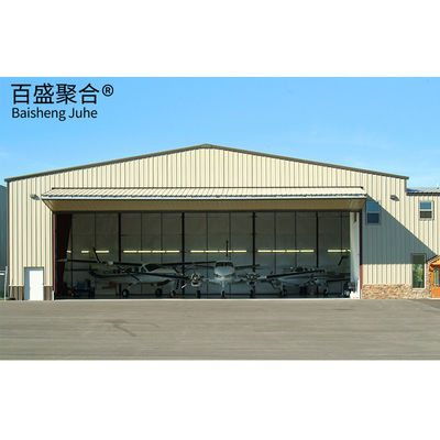 Bâtiment d'atelier de hangar en acier à faible teneur en carbone avec structure en acier préfabriqué multifonctionnelle