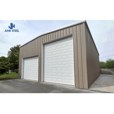 Structure métallique 2 Garage de voiture abri pour l'extérieur Structure d'acier