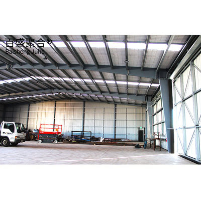 Cadre métallique préfabriqué Q235 Q355B Grade Structure d'acier personnalisée Ateliers usines
