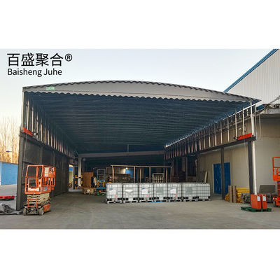 Garage pliable à pousser et à tirer Garage de garage entrepôt de garage Tente imperméable Tente de stationnement mobile
