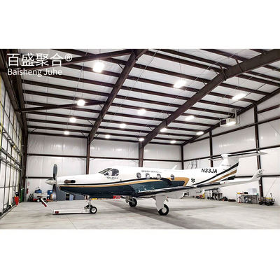 Catégorie Q235/Q345B Structure préfabriquée en acier Hangar d'avion pour entrepôt de stockage