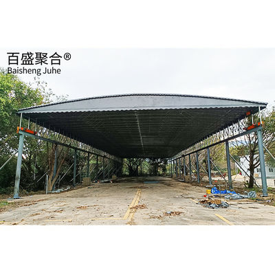 Tente en aluminium 30x50 avec structure en acier et service de traitement de flexion