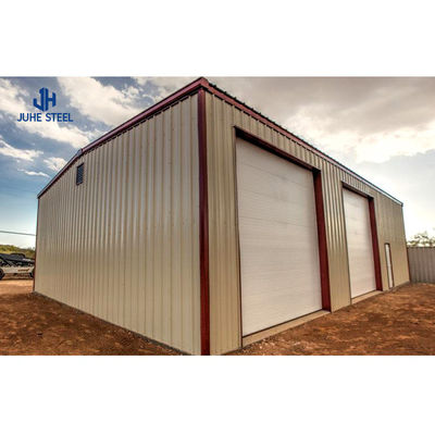 Q235B/Q345B Acier à faible teneur en carbone 100*100*9m entrepôt en acier préfabriqué pour atelier de hangar