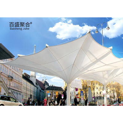 Résistance à la déchirure W/F 400/350N/5CM Tente en tissu Shade Shed pour la personnalisation du paysage