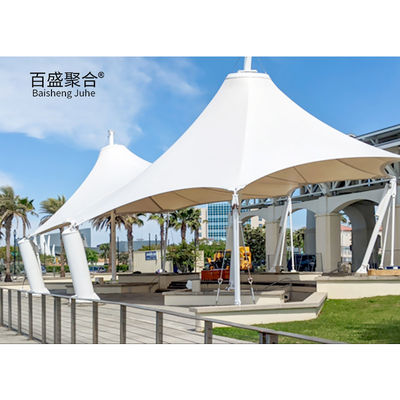 Fabrique de verre personnalisé en acier trussé Membranes de cadre en acier tensionnées Structures de hangar d'avion Canopy