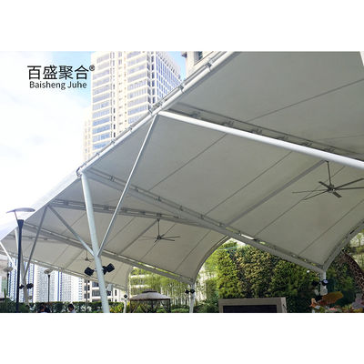 PVC PVDF PTFE Auto ombre de soleil Carport Membrane de l' ombre de soleil Pour l' extérieur