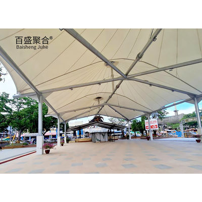 PVC PVDF PTFE Auto ombre de soleil Carport Membrane de l' ombre de soleil Pour l' extérieur