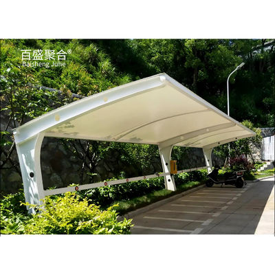 Fabrique à membrane de traction PVDF PTFE Grand cadre en acier Tolérance automatique pour 3 voitures Parking