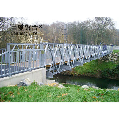 Pont métallique pour piétons Pont piétonnier en acier pour une seule voie Largeur 4,2 m