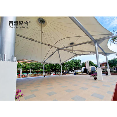 80n Structure en carbone cadre en acier imperméable à l'eau tissu traçable parapluie pour toiture