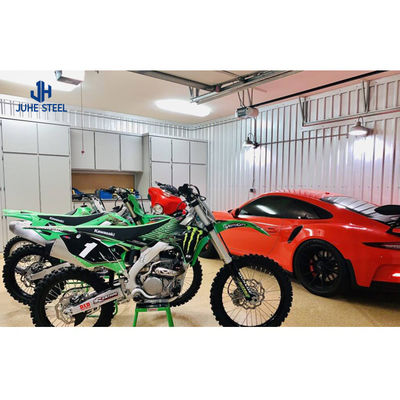 Garage de structure en acier personnalisé avec fenêtre peinte standard ASTM
