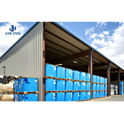 Structure de fenêtre en acier en alliage d'aluminium Cadre métallique préfabriqué Entrepôt pour stockage