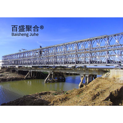 Pont piétonnier en acier HD200 pour double voie largeur 7,35 m