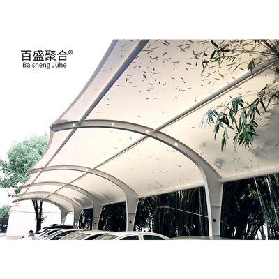 Jardin extérieur sur mesure Structure en acier garage de stationnement de voiture avec un design moderne