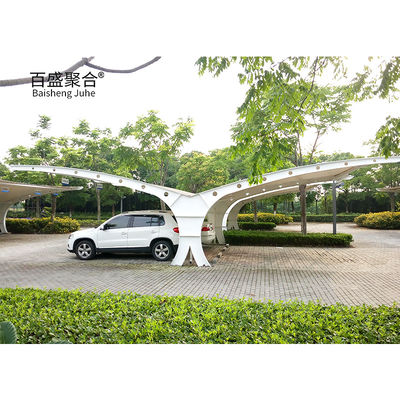 Carport portable facile à assembler pour le stockage de motos et un parking abordable