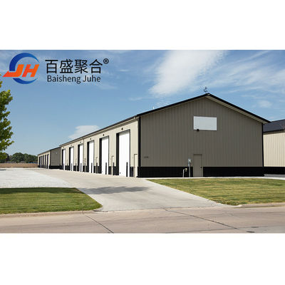 Section Coulmn bâtiment de structure en acier léger préfabriqué entièrement assemblé