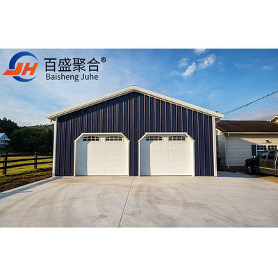 Structure en acier Parking de voiture 30x40ft bâtiments de jardin en acier garage double