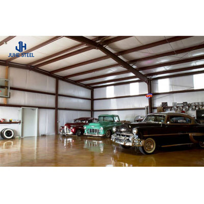 Garage pliable portable Garages automobiles Chambres en acier Construire coût Structure principale Taille personnalisée