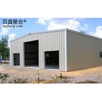 Carport en acier portable en métal préfabriqué lourd avec porte coulissante