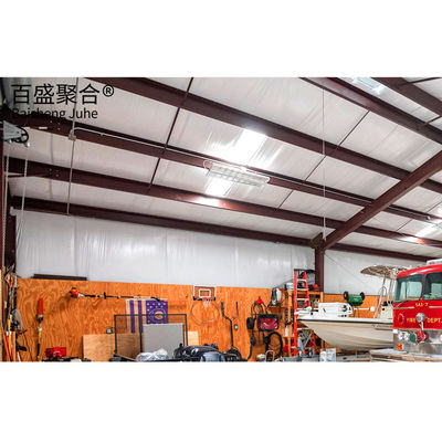 Carport en acier portable en métal préfabriqué lourd avec porte coulissante