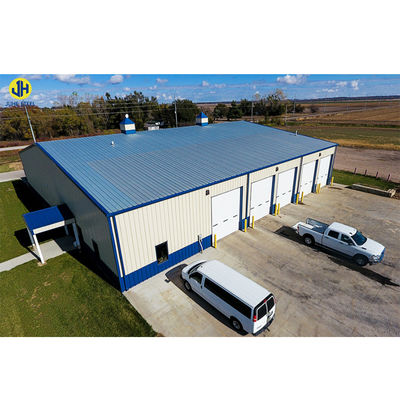 Structure préfabriquée en acier Mmetal Garage Shed avec Purlin C.Z forme de canal en acier