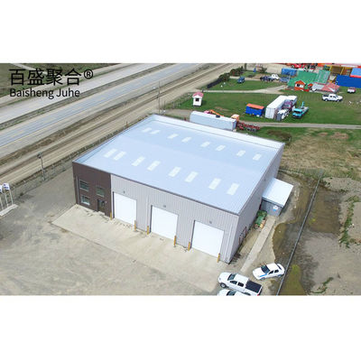 Porte coulissante en acier préfabriqué Garage à deux voitures Bâtiment en métal