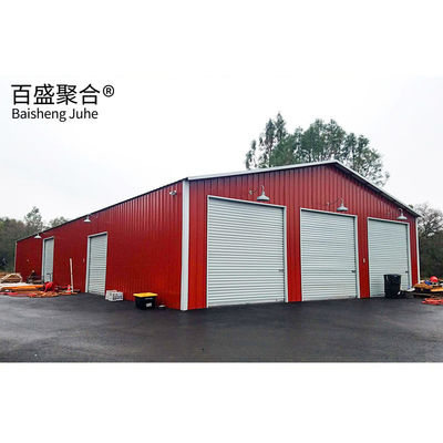 Service de traitement de soudage Garage de voiture portable Structure en acier Entrepôt préfabriqué