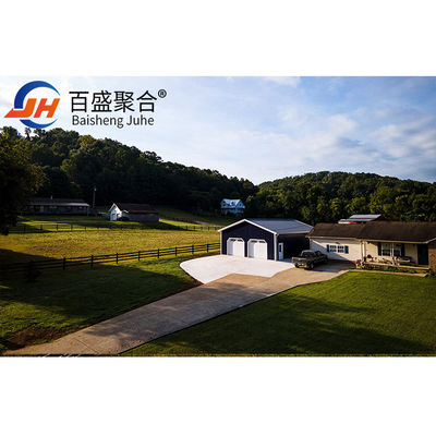 Q235B/Q345B Garage métallique préfabriqué en acier à faible teneur en carbone pour 3 voitures