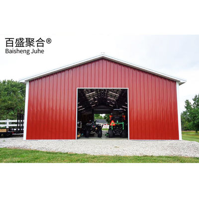 2 Garage métallique préfabriqué pour voitures Q235 Q355B Q235 Q235B Q345
